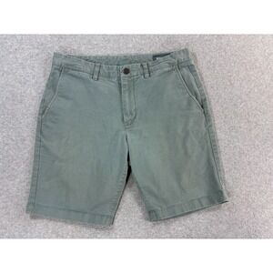 Bonobos Slim Fit Classic‎ Solid Chino Shorts (Men's 32) Green - 9"